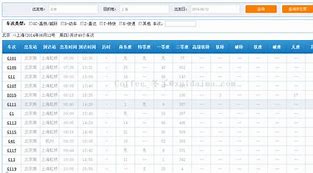 余票查询系统优化工作计划