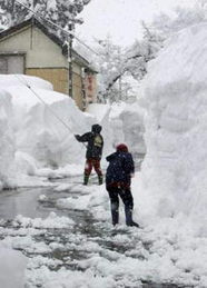 日本积雪最厚达5米，雪国奇缘与生存挑战