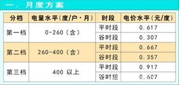 重庆阶梯电价标准，节能省钱，从了解开始