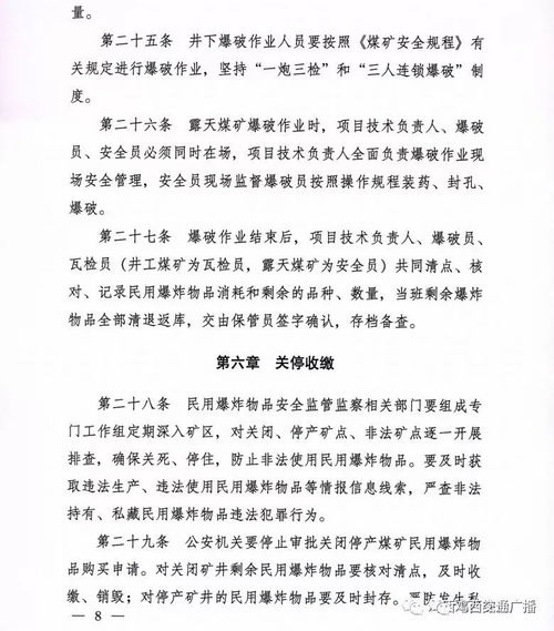 民爆物品管理条例，安全与责任的桥梁