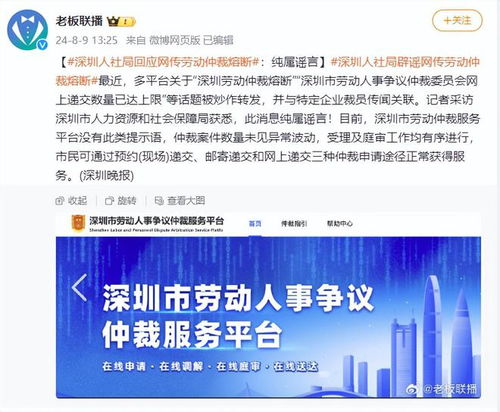 深圳市劳动和社会保障局，保障劳动者权益的坚实后盾
