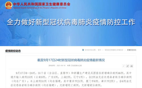 疫情新动态，31省份新增本土确诊46例，防控措施与个人防护指南