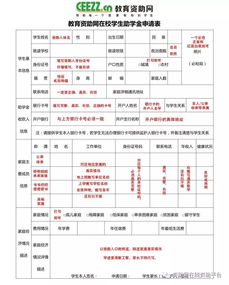 助学金申请表格填写指南，轻松掌握关键步骤