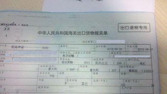 深入解析，出口报关单样本的全面指南